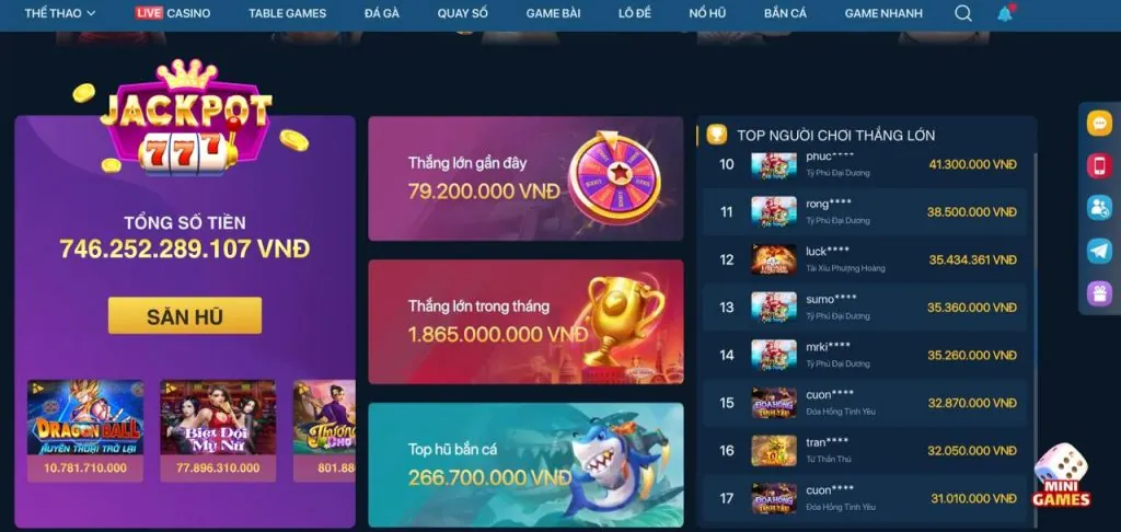Kho game Slot đa dạng tại hz88 apk